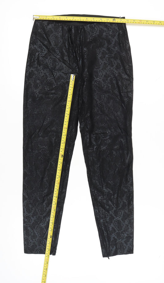 Zara Basic Women’s Black Animal Print Leggings Size M