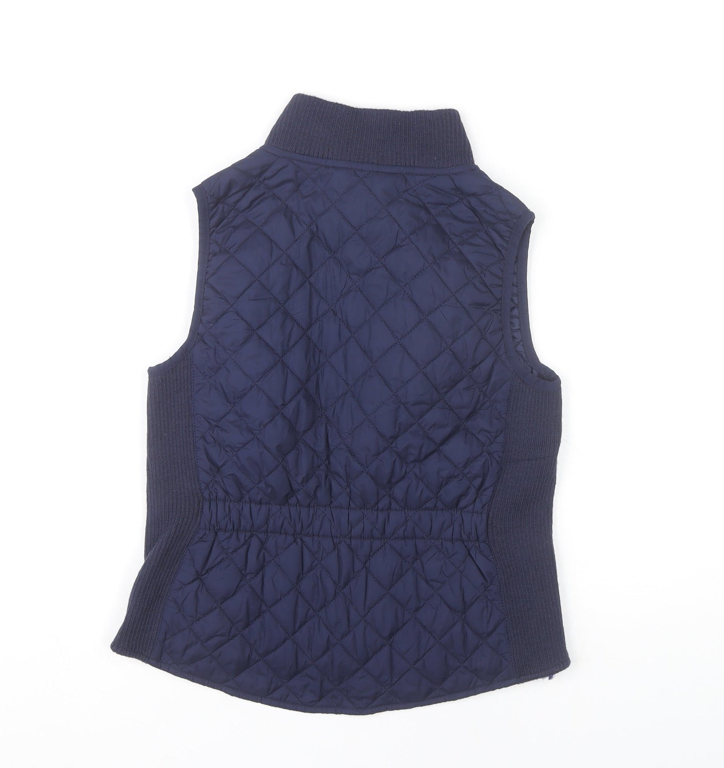 Ralph Lauren Girls Blue Quilted Waistcoat XL 16 Years Full Zip