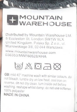 Mountain Warehouse Women’s Grey Fleece Pullover Sweatshirt UK 16