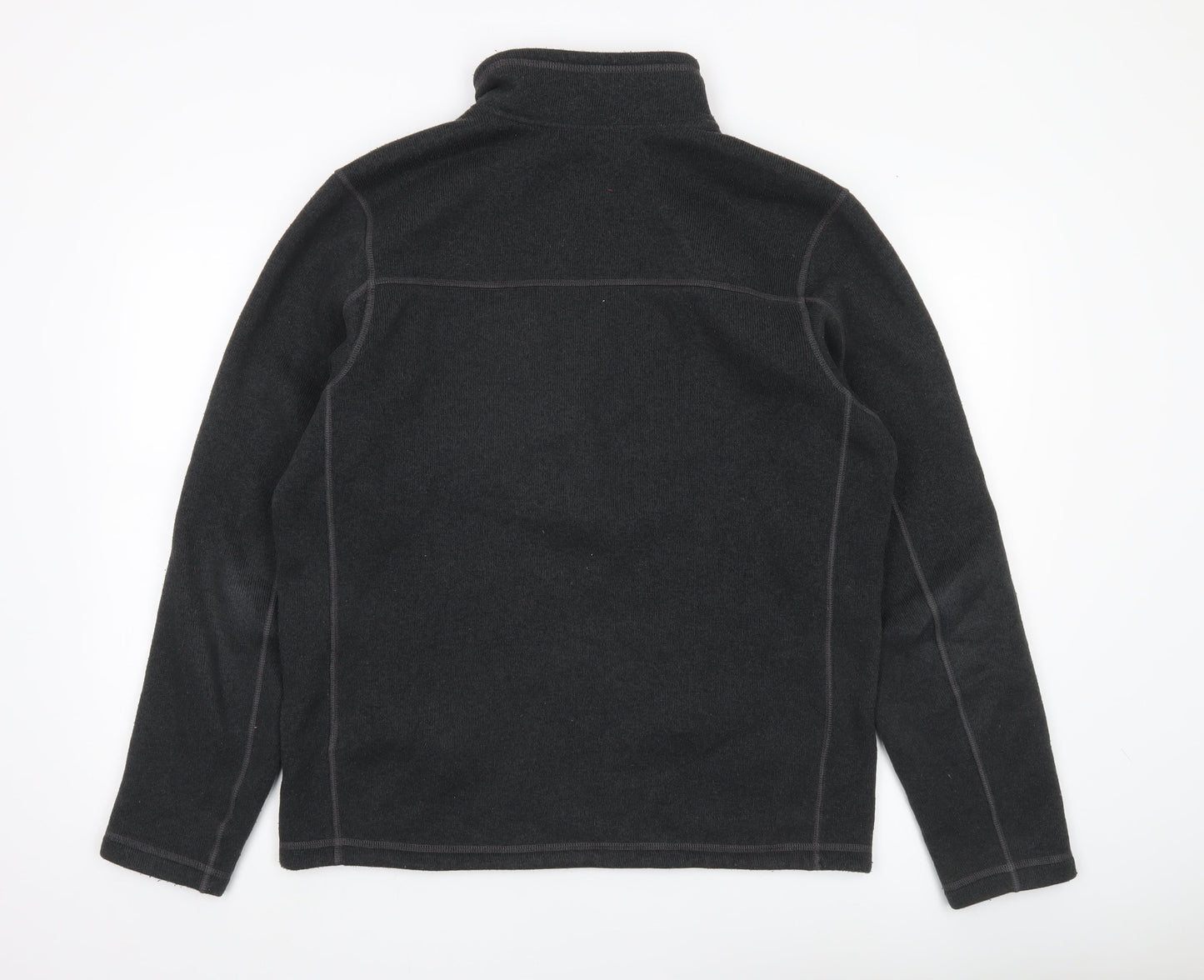 The North Face Men's Black Fleece Sweatshirt L 1/4 Zip Outdoor