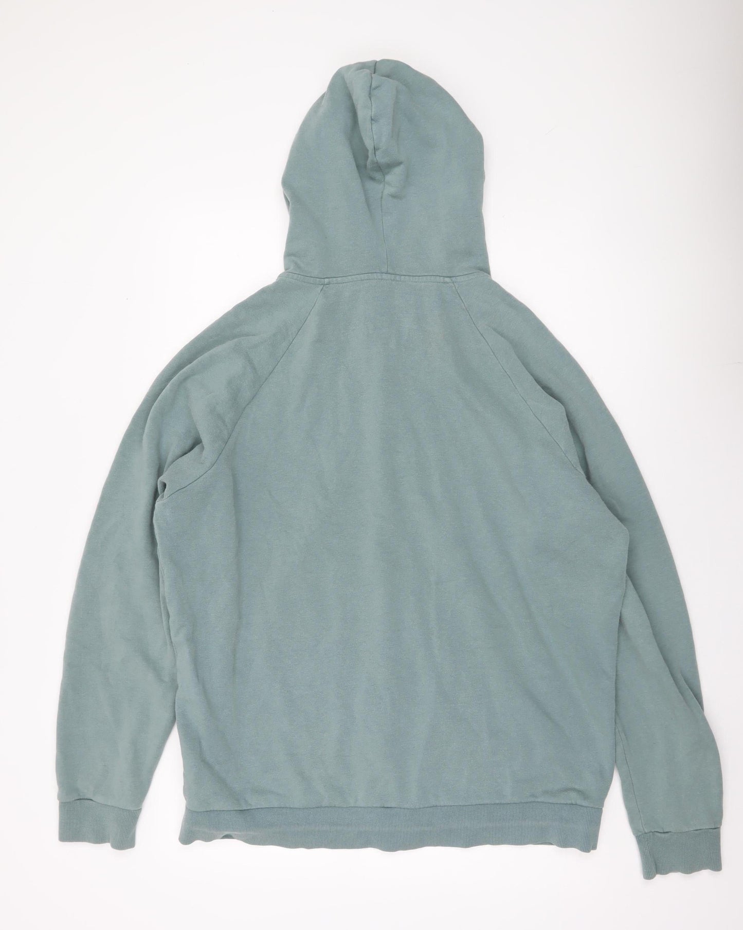 Under Armour Mens Green XL Full Zip Hoodie Lightweight Cotton Blend