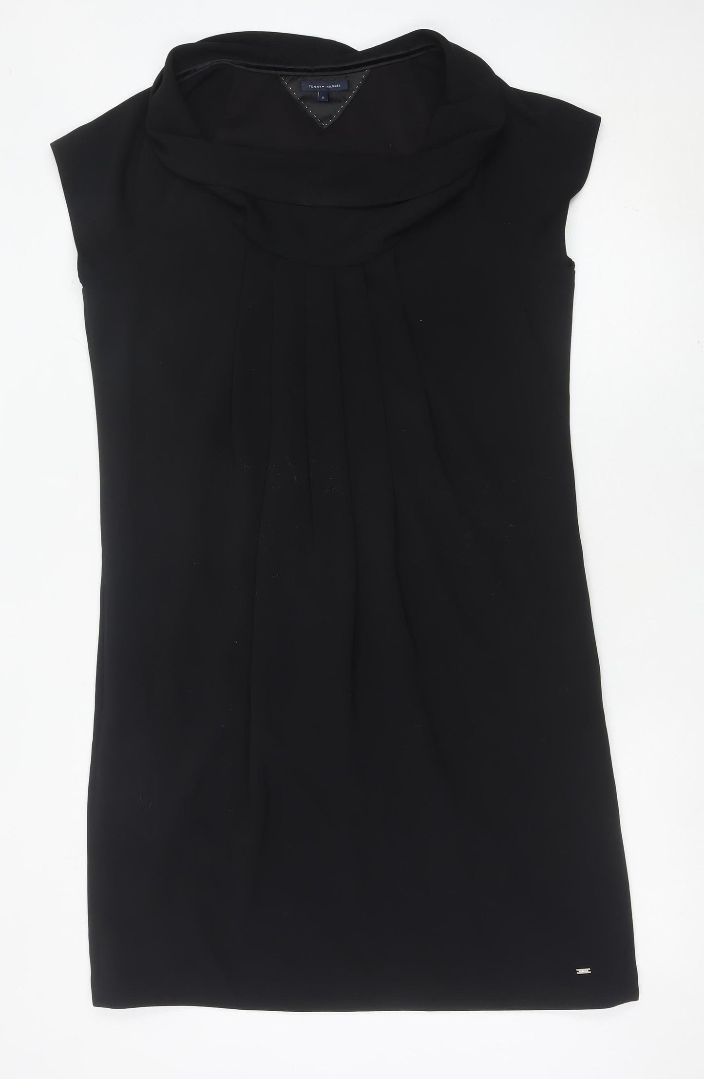 Tommy Hilfiger Women’s Black Size 12 Sheath Knee Length Dress