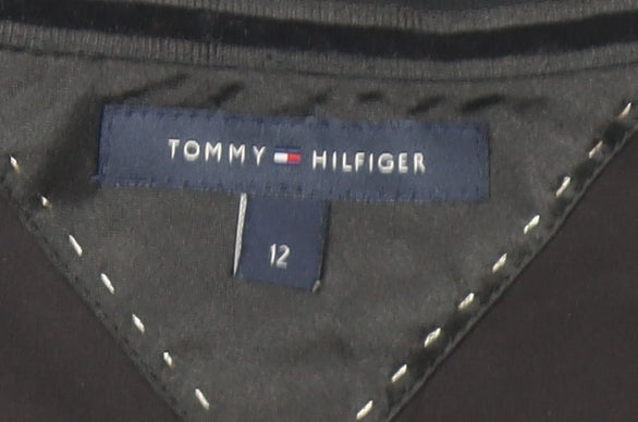 Tommy Hilfiger Women’s Black Size 12 Sheath Knee Length Dress