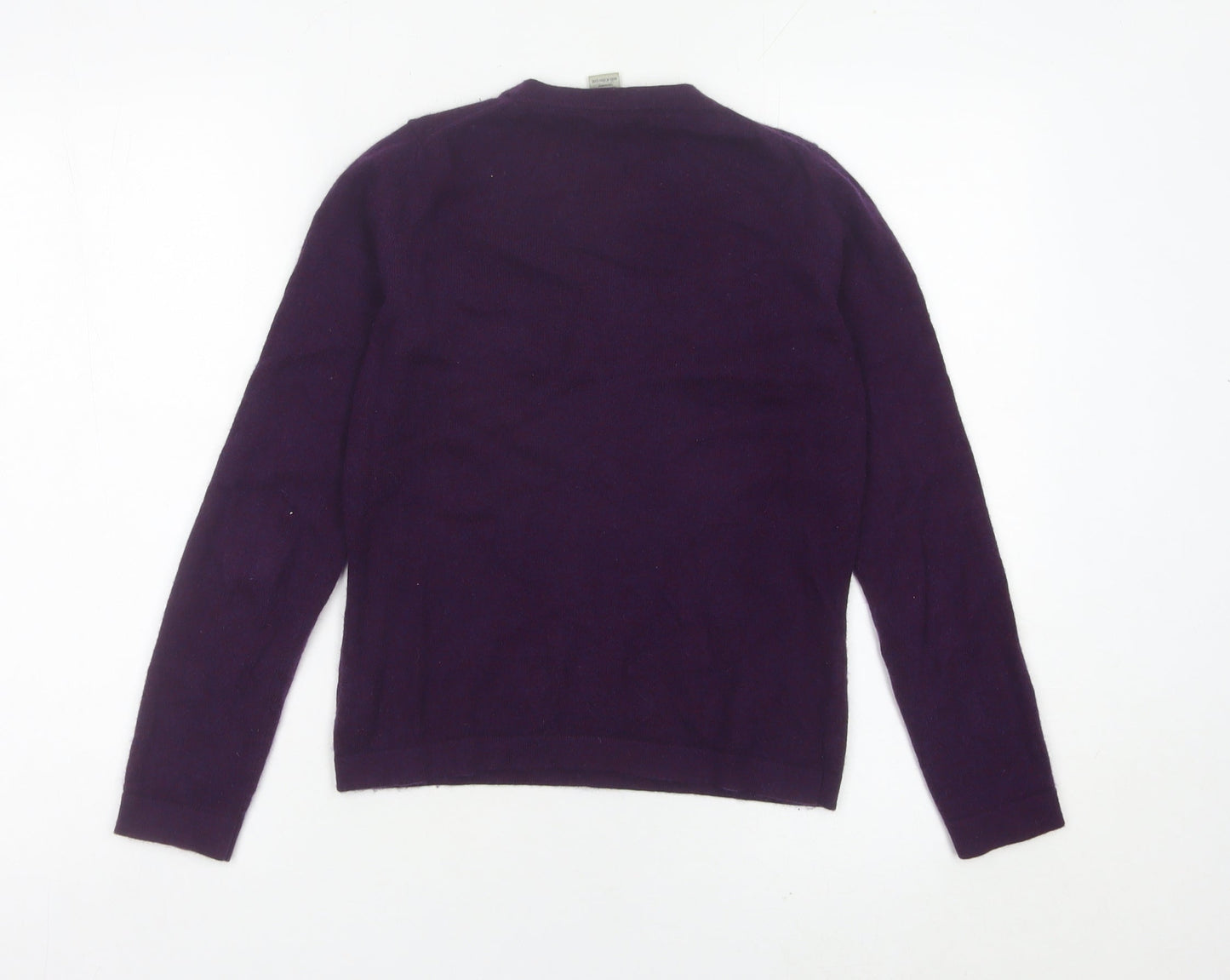 GAP Women’s Purple Cashmere Jumper Size S Crew Neck Long Sleeve