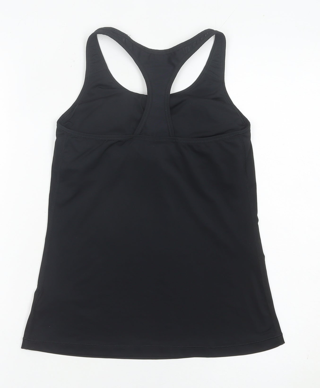Nike Womens Black Dri-FIT Slim Fit Tank Top M Racerback Activewear
