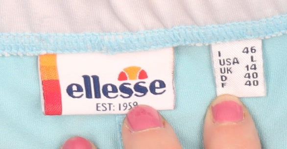 Ellesse Womens Blue Skort Size 14 Athletic Tennis Gym Skirt