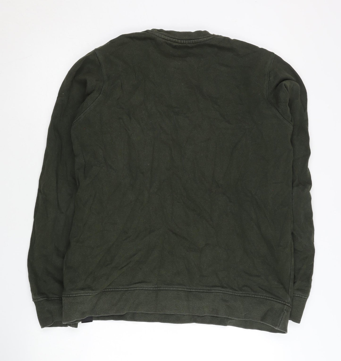 Dickies Men’s Green Medium Sweatshirt Pullover Logo Crew Neck