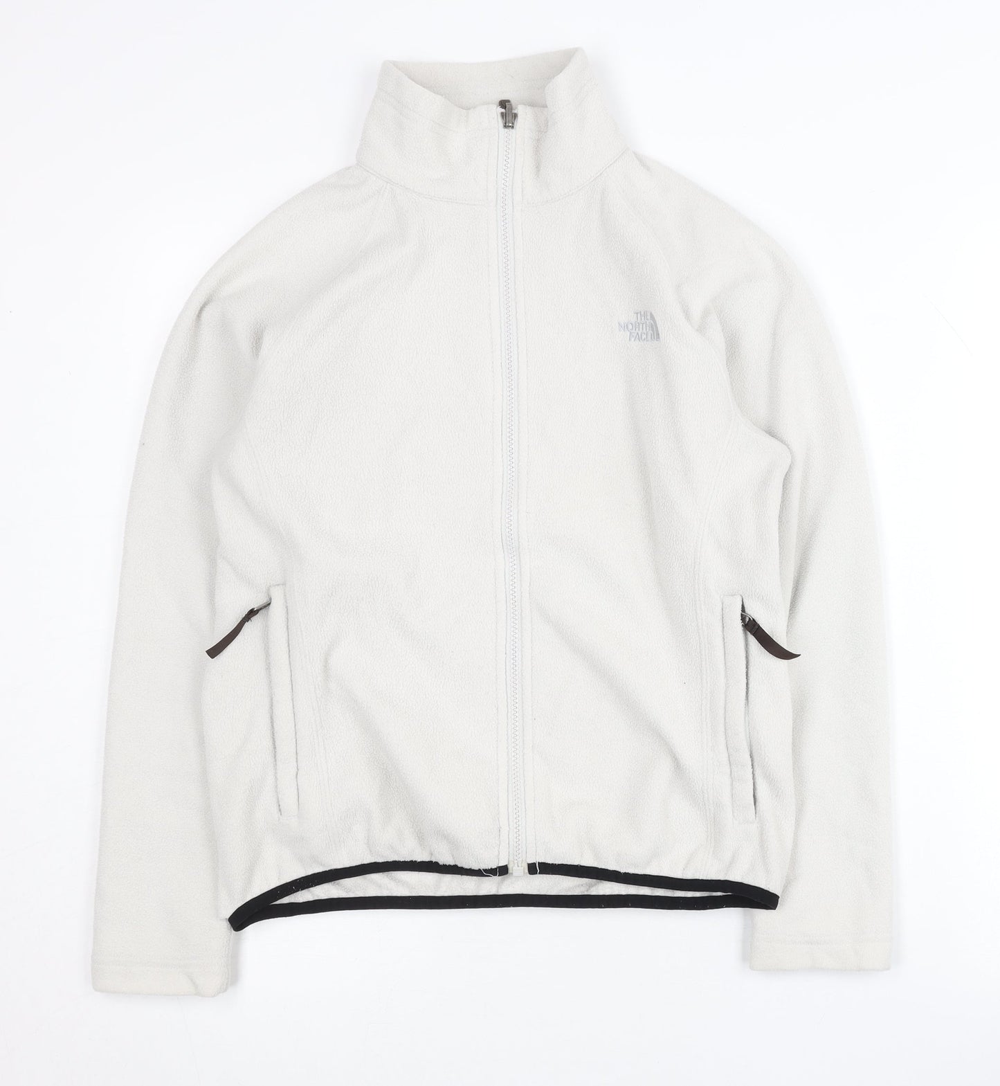 The North Face Womens White XS Fleece Full Zip Jacket