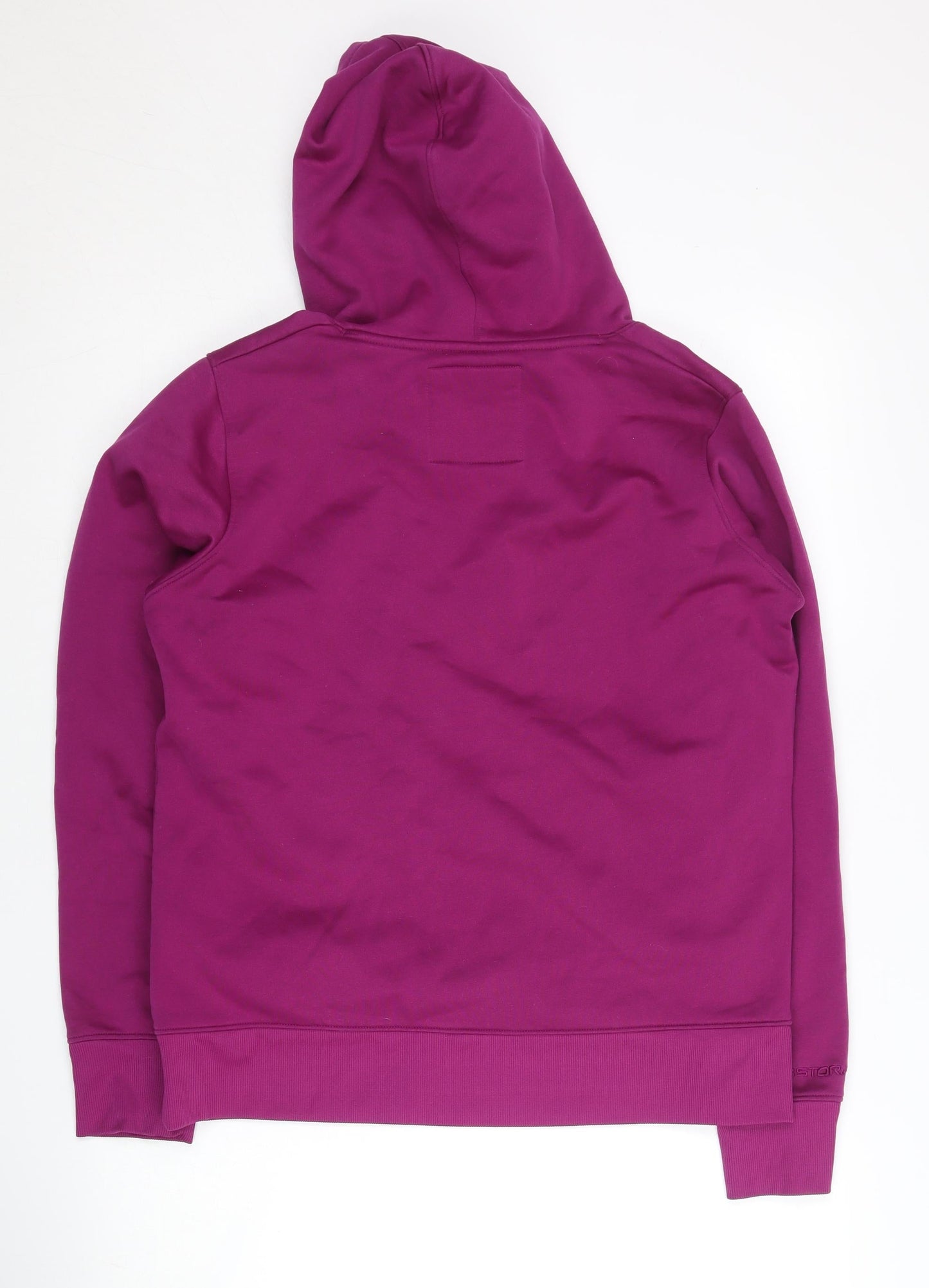 Under Armour Women’s Purple Pullover Hoodie Large Logo ColdGear