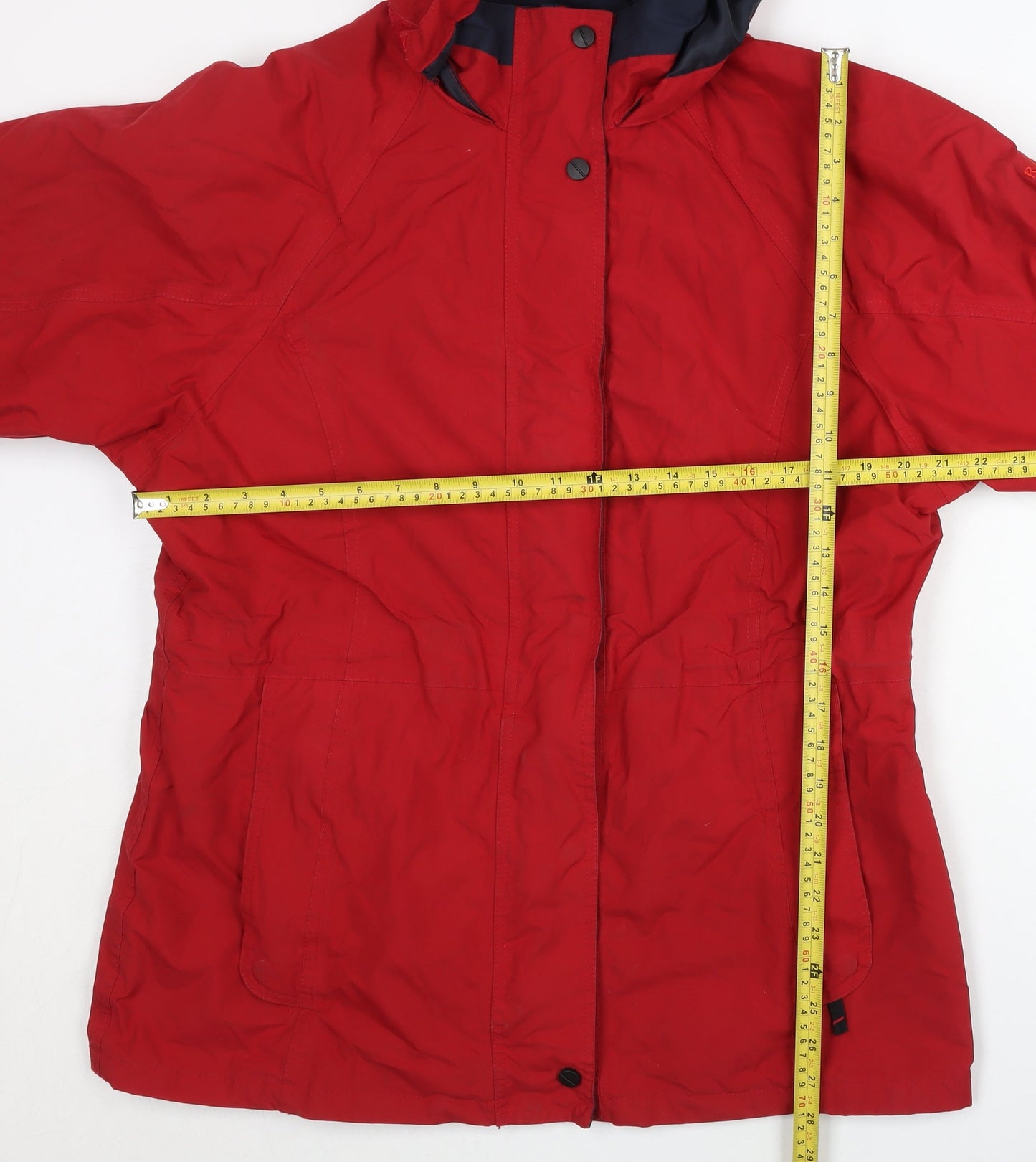 Regatta Womens Red Waterproof Hooded Parka Jacket UK 12