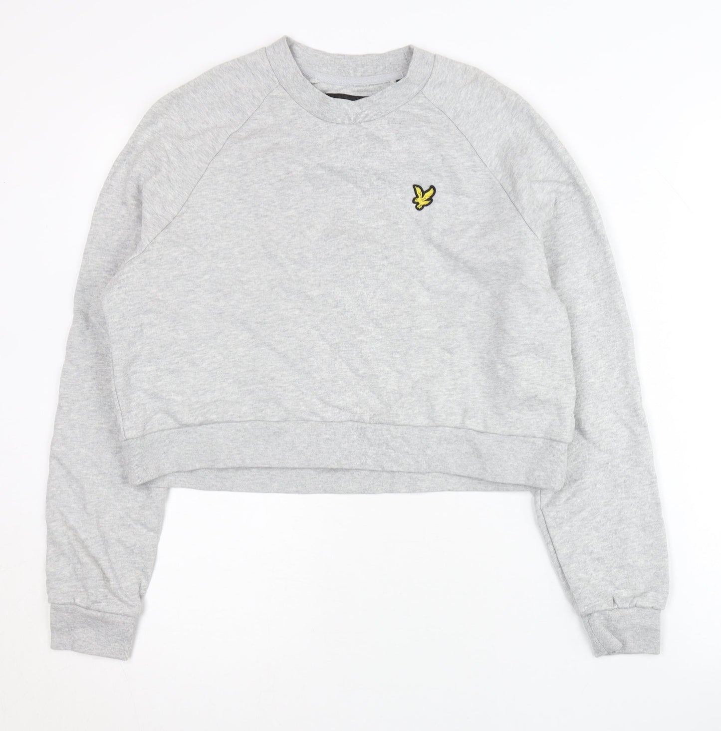 Lyle & Scott Womens Grey Cotton Crew Neck Sweatshirt M