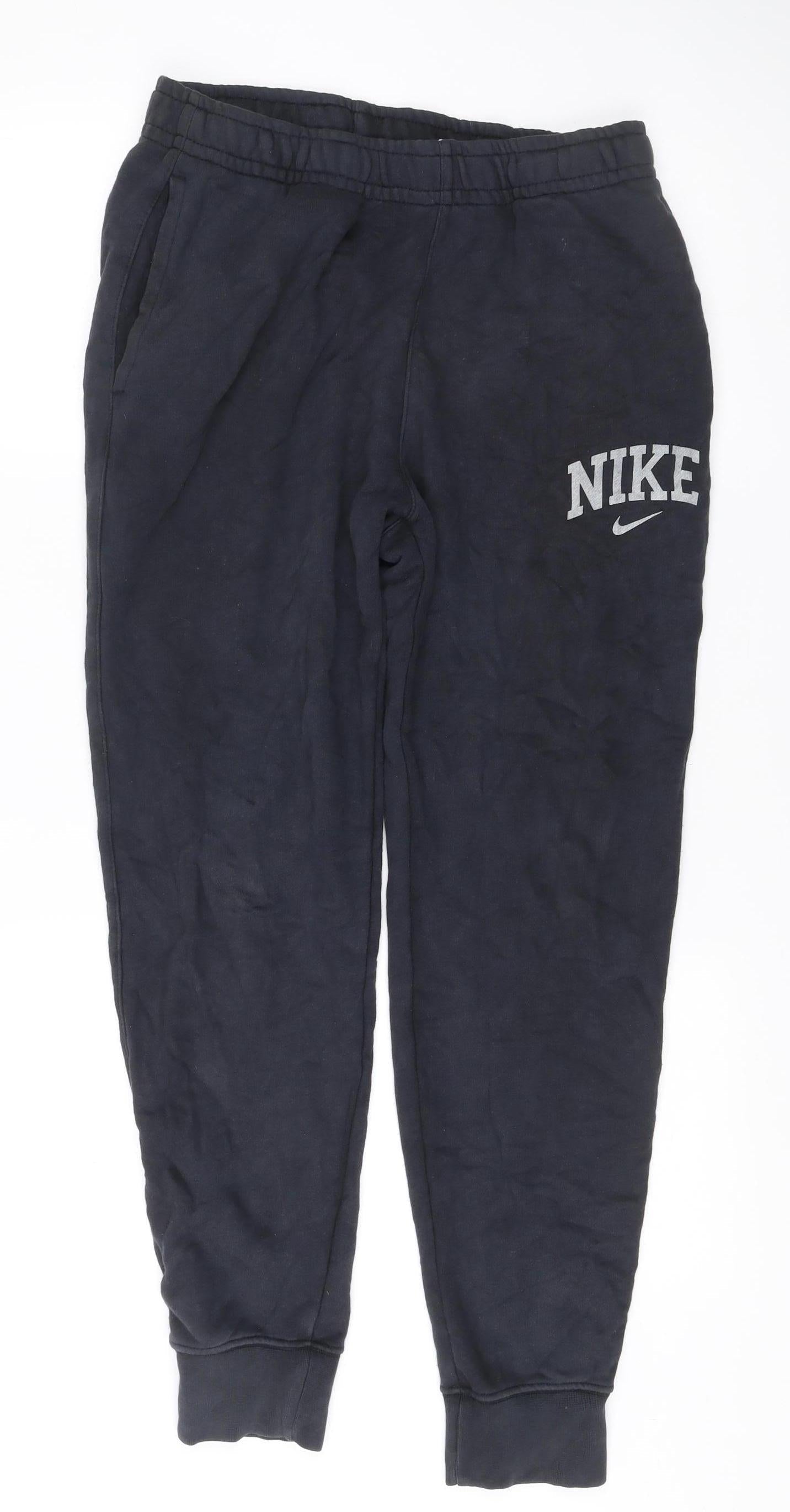Nike Men's Black Jogger Sweatpants Size S Cotton Blend