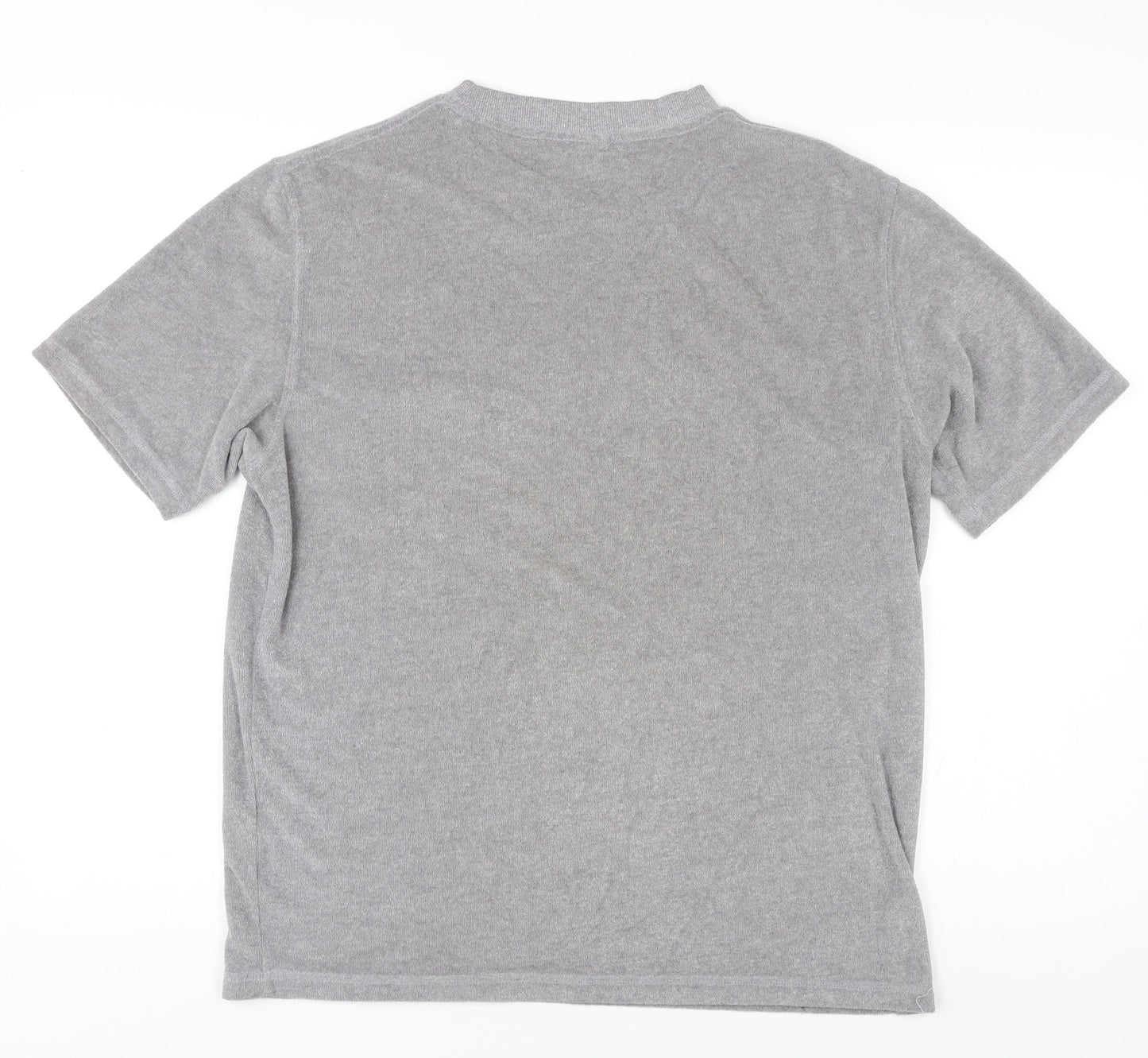 Champion Men's Grey Medium Crew Neck Short Sleeve Pocket T-Shirt