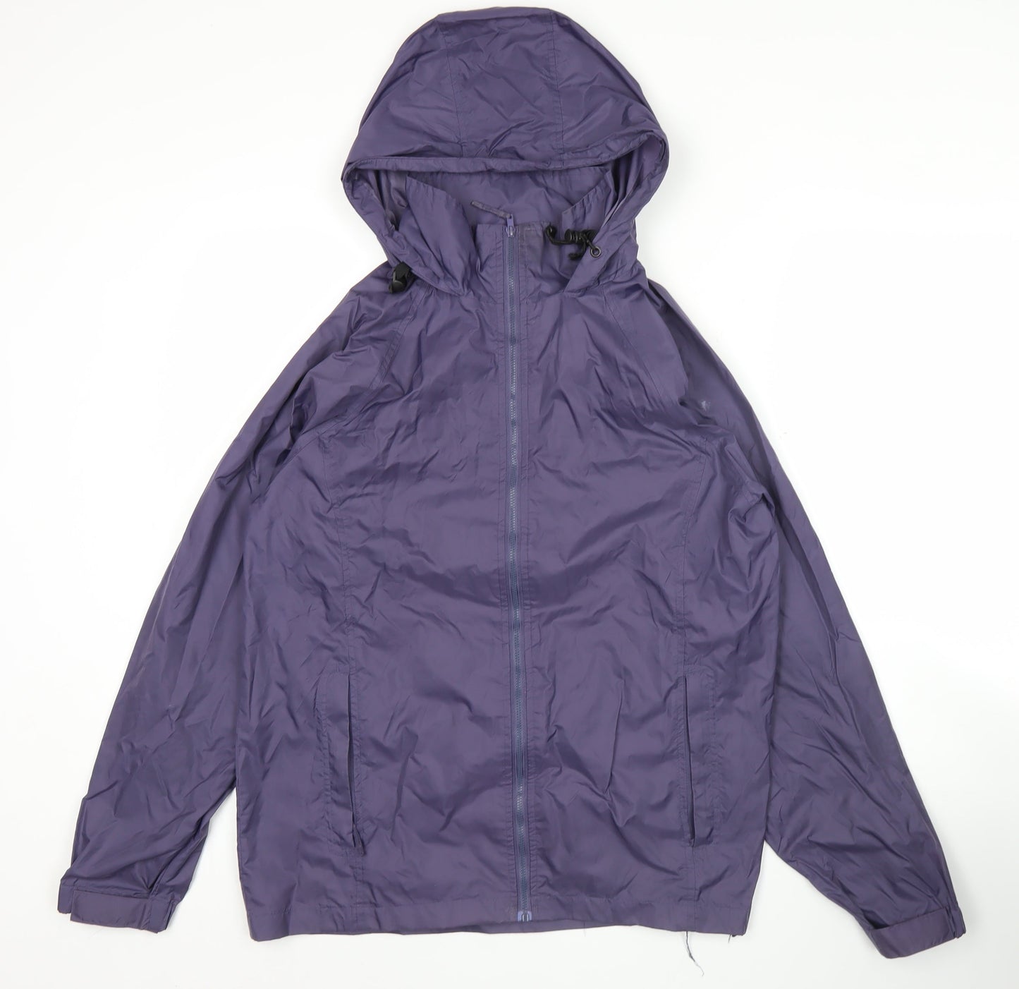 Regatta Womens Purple Waterproof Hooded Rain Coat Jacket Size S