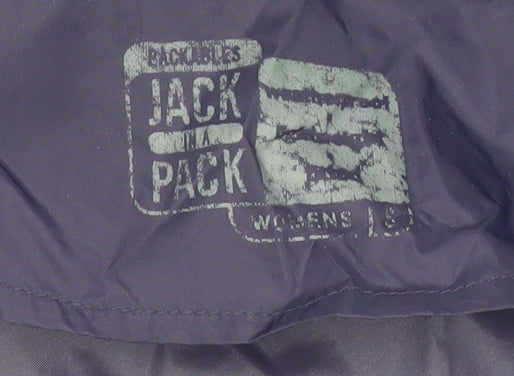 Regatta Womens Purple Waterproof Hooded Rain Coat Jacket Size S