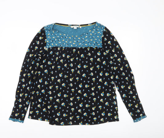 Womens UK Size 16 Boden Multicoloured Lyocell Blend Blouse