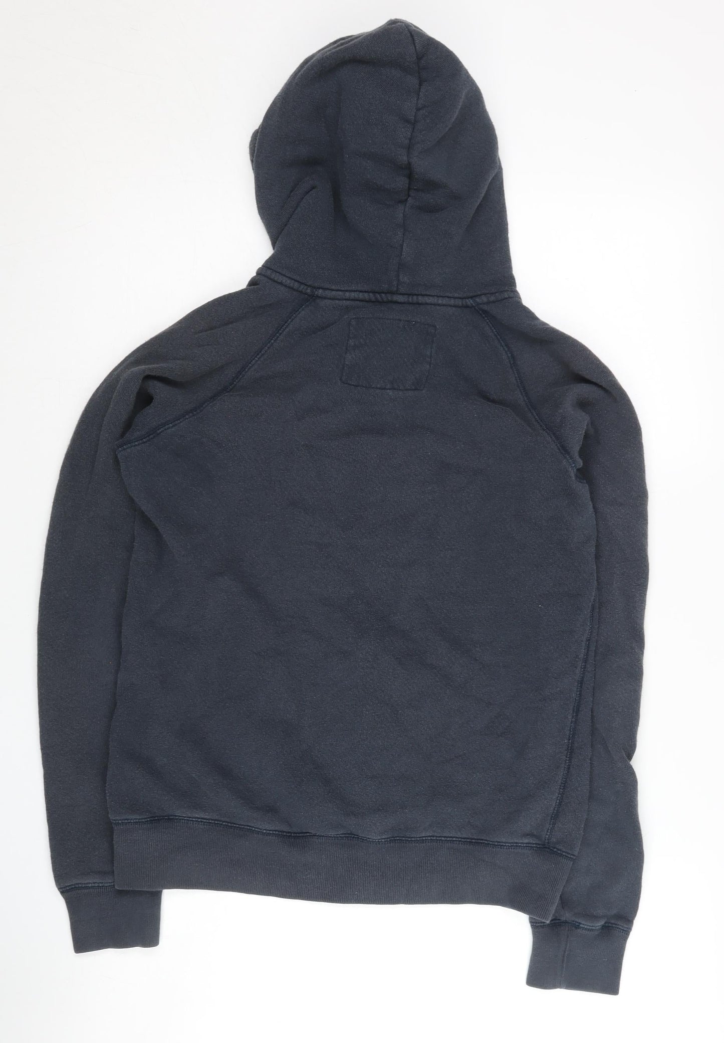 Jack Wills Women’s Navy Full Zip Hoodie UK 10 Cotton Casual
