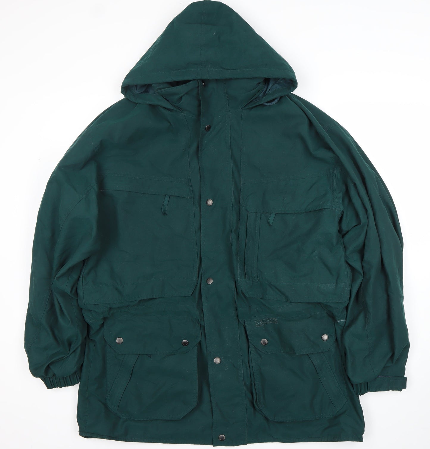 Regatta Men’s Green Parka Jacket M 40in Hooded Outdoor Coat