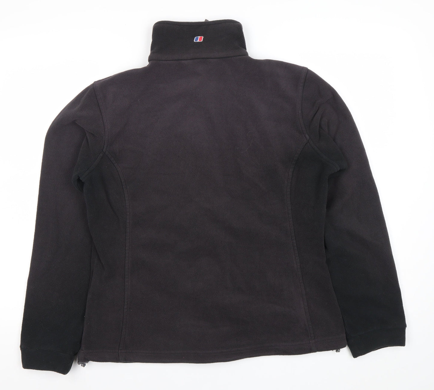 Berghaus Women Black Fleece Jacket UK 14 Full Zip Outdoor