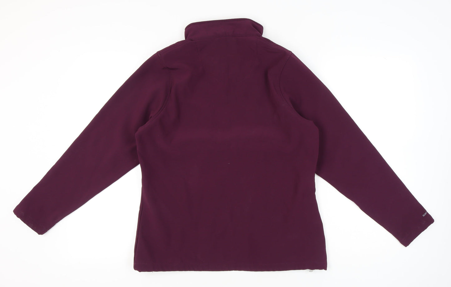 Regatta Womens Purple Softshell Jacket Coat Size 14 UK Zip Pockets Outdoor