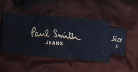 Paul Smith Womens Black Down Puffer Jacket Coat S Winter Hooded