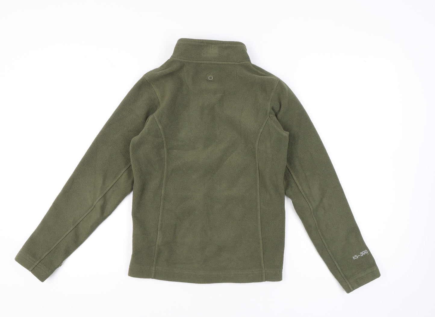 Karrimor Boys Green Fleece Jacket 11-12 Years Full Zip Outdoor Hiking