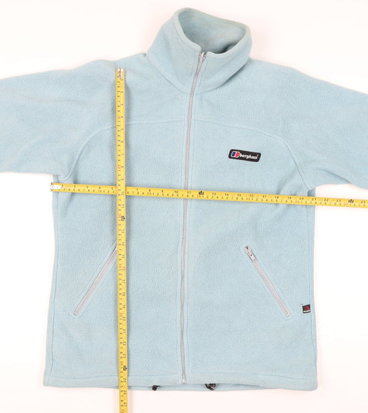Berghaus Women's Blue Fleece Jacket Size 12 Full Zip Outdoor