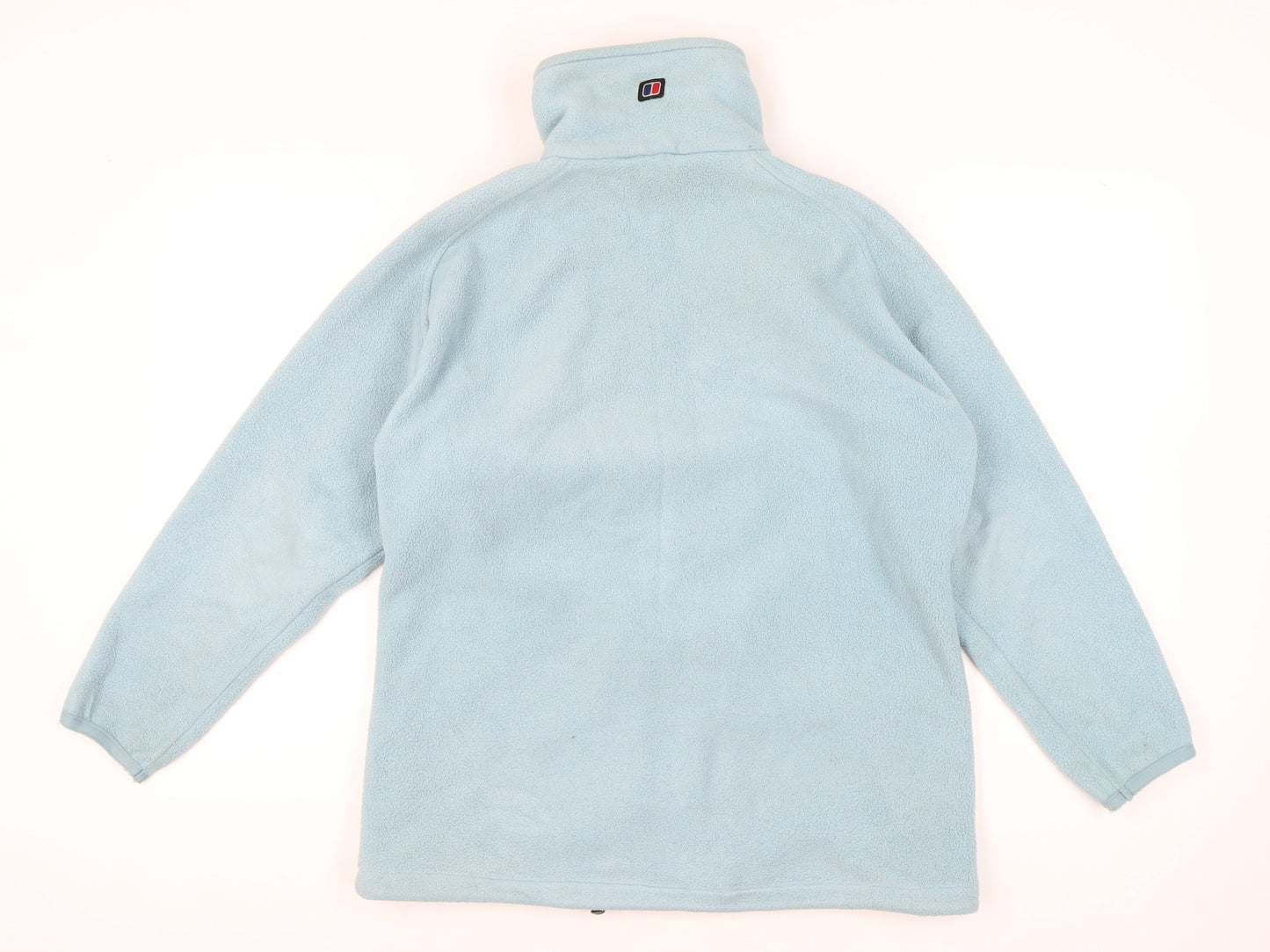Berghaus Women's Blue Fleece Jacket Size 12 Full Zip Outdoor