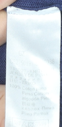 Paul Smith Boys Blue Cotton V-Neck Jumper 14 Years Pullover Knitwear