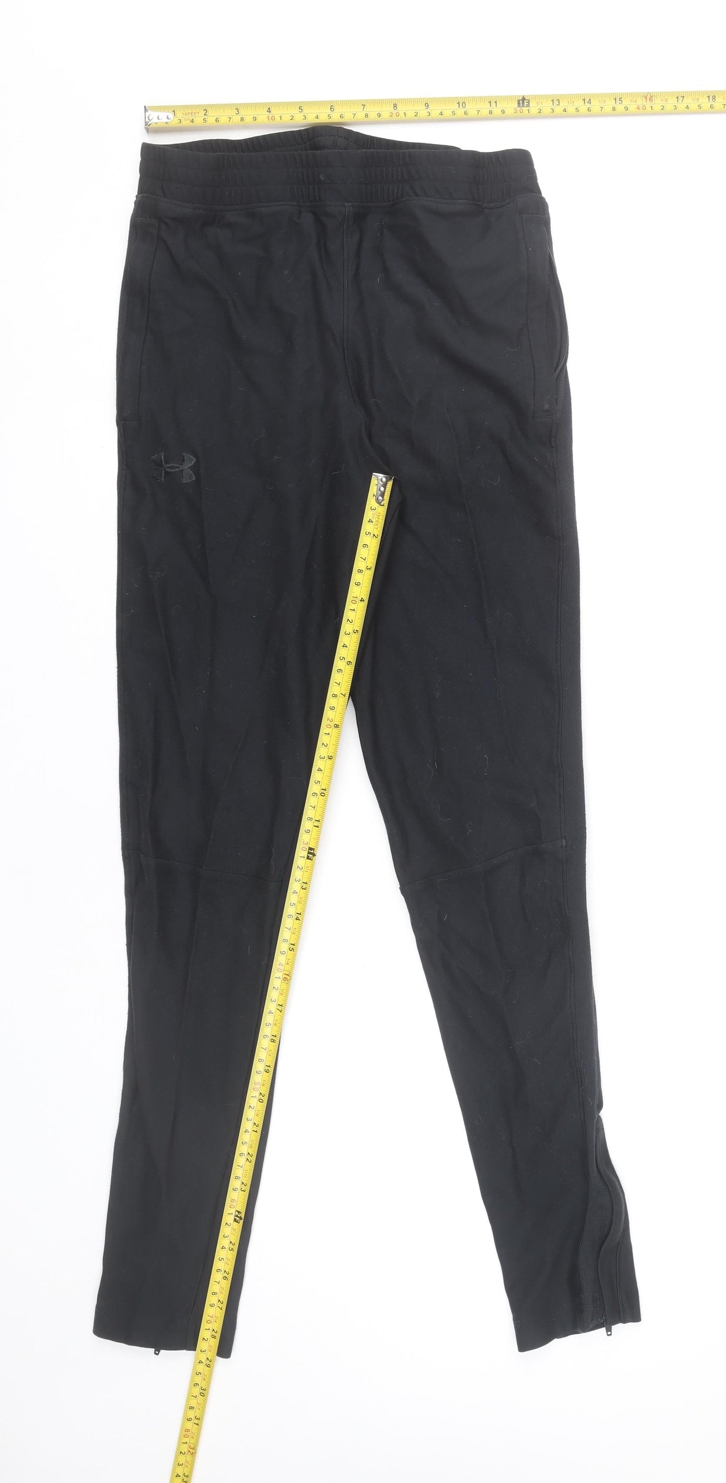 Under Armour Men's Black Small Slim Fit Joggers Trousers