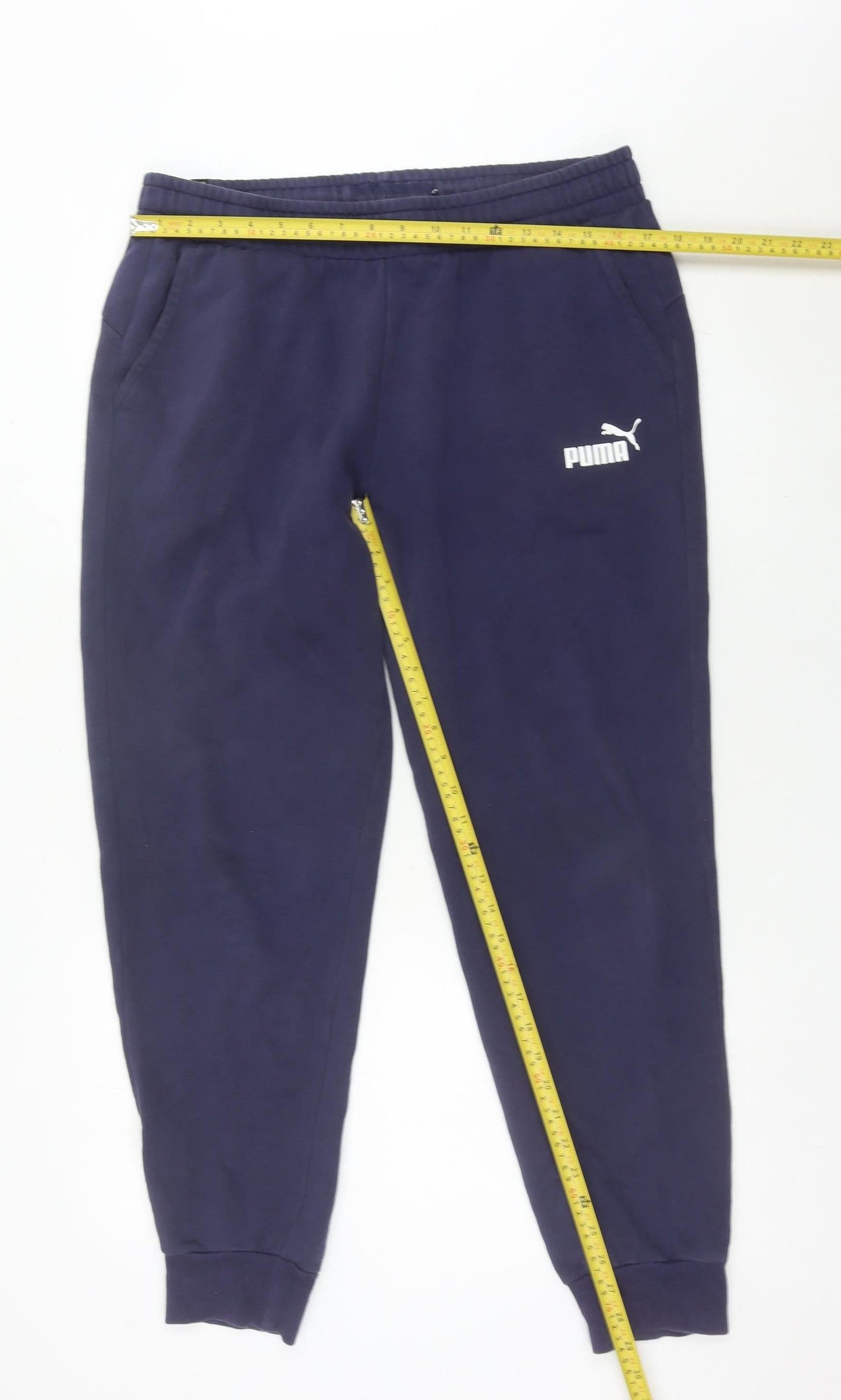 Puma Mens Blue XL Jogger Sweatpants Tapered Fit Casual