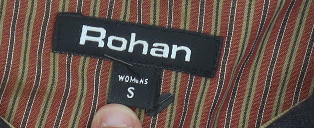 Rohan Womens Black Linen Blend Travel Jacket Size S