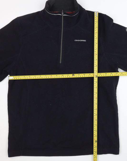 Craghoppers Men’s Black Fleece Pullover Sweatshirt S Regular Fit