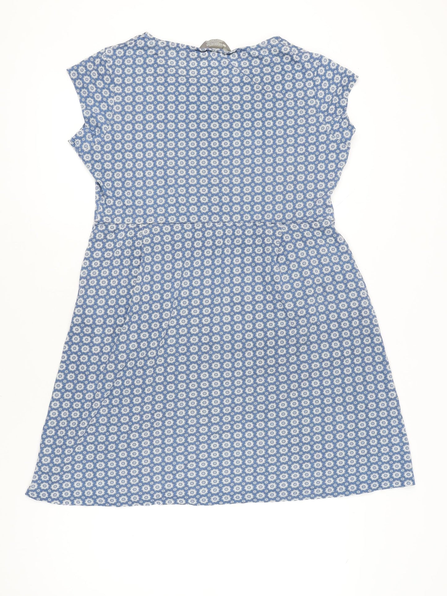 Mountain Warehouse Women’s Blue Floral Fit & Flare Dress Size 16