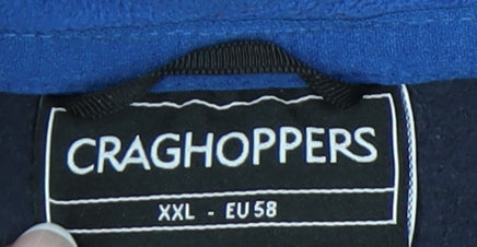 Craghoppers Men’s Blue 2XL Fleece Pullover Sweatshirt Outdoor Hiking