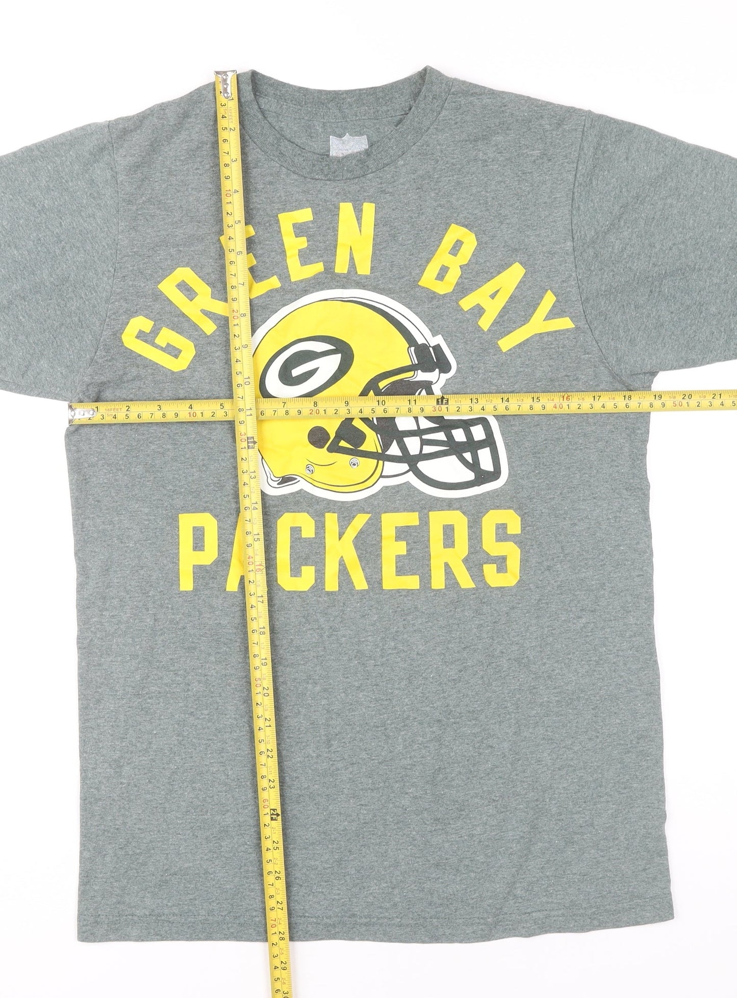 NFL Green Bay Packers Grey Graphic T-Shirt Unisex Adults M