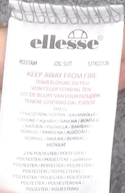 Ellesse Boys Grey Sweatshirt 12-13Y Pullover Logo Crew Neck Fleece