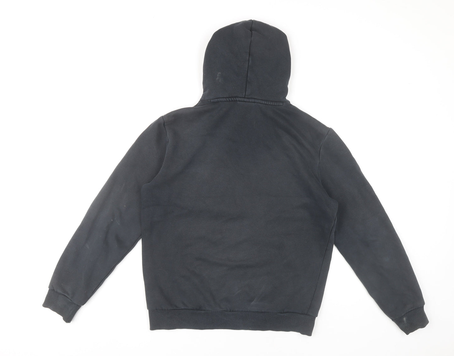 Puma Boys Black Pullover Hoodie XS Cotton Sports Logo