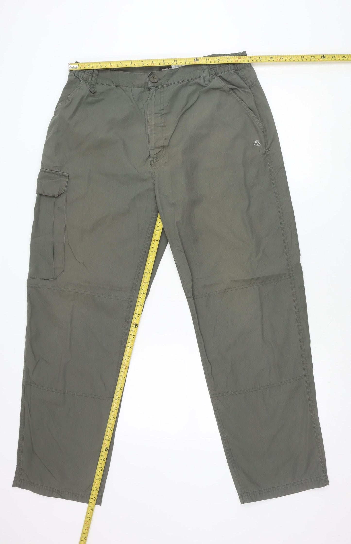 Craghoppers Men’s Green Cargo Trousers 34W Regular Outdoor Pants
