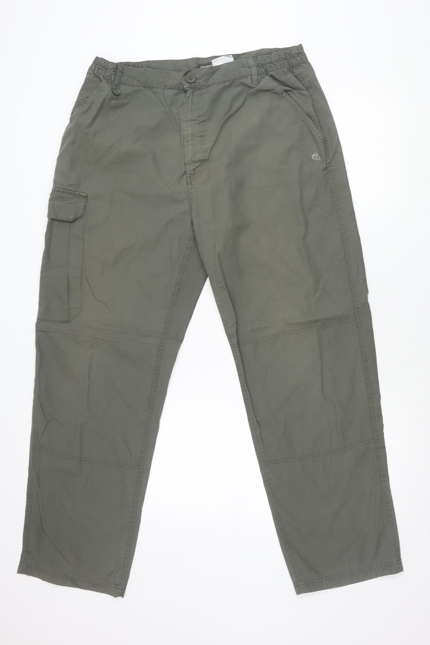 Craghoppers Men’s Green Cargo Trousers 34W Regular Outdoor Pants