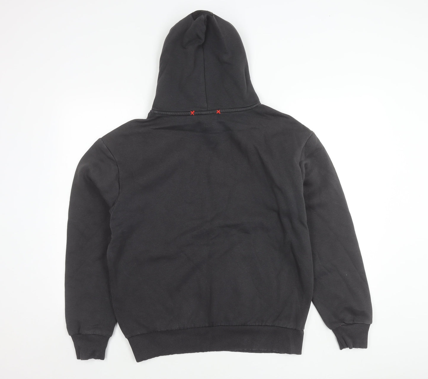 New Balance Mens Black Pullover Hoodie Size M Long Sleeve Graphic