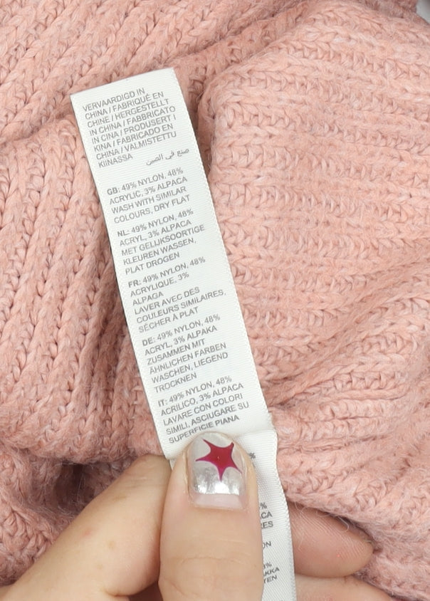 Fat Face Women’s Pink V-Neck Button Cardigan Size 16 Knit