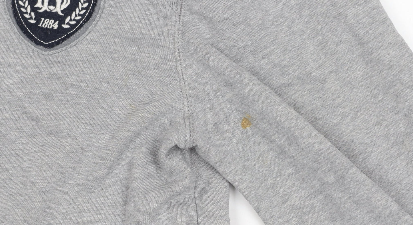 Marks and Spencer Mens Grey Medium Hooded Zip Jacket