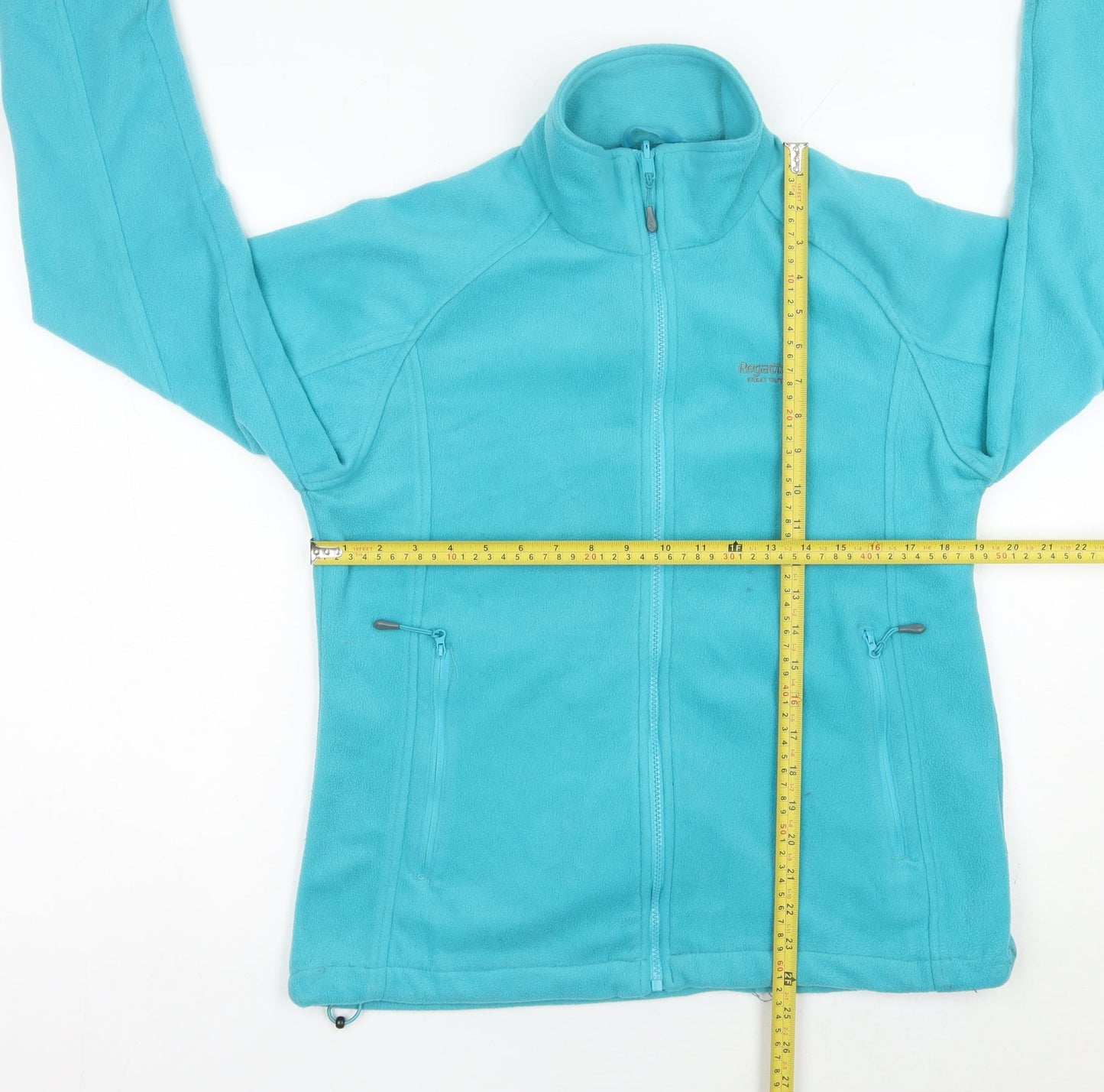 Regatta Women's Blue Fleece Full Zip Jacket Size 14 Outdoor Casual