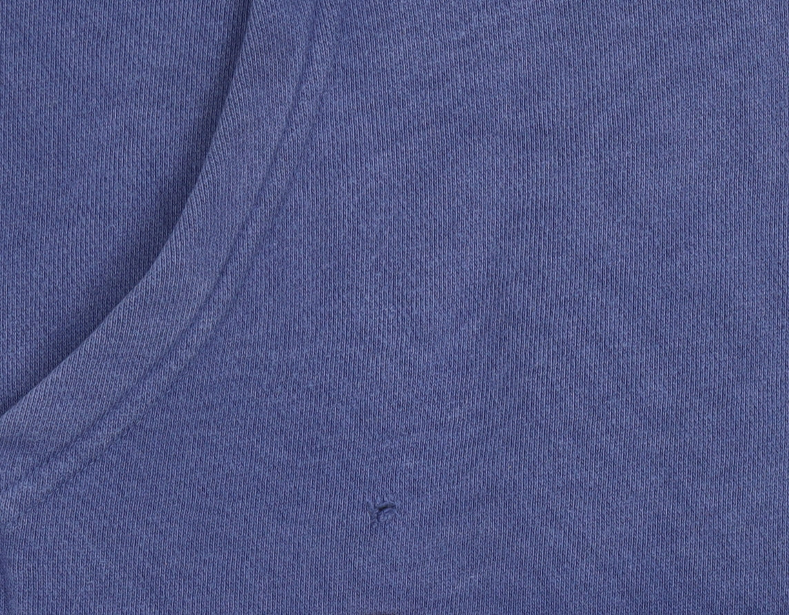 Billabong Womens Blue Size 12 Pullover Hoodie Sweatshirt Logo Cotton Blend