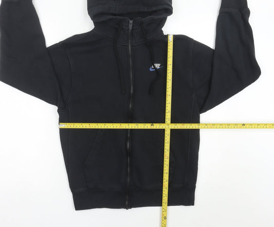 Nike Men's Black XS Full Zip Hoodie Sweatshirt Regular Fit