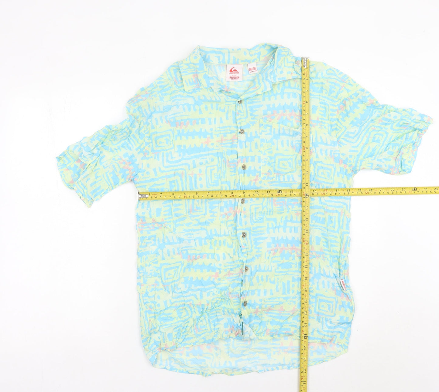 Quiksilver Stranger Things Men’s Multicoloured Retro Hawaiian Shirt S