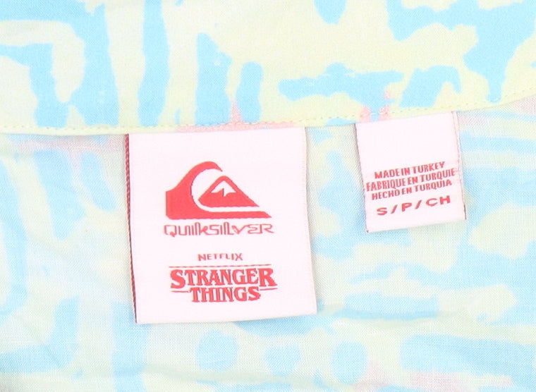 Quiksilver Stranger Things Men’s Multicoloured Retro Hawaiian Shirt S