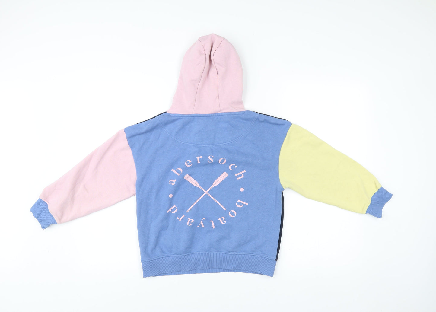 Joules Girls Multicoloured Hoodie 8 Years Pullover Colourblock Casual