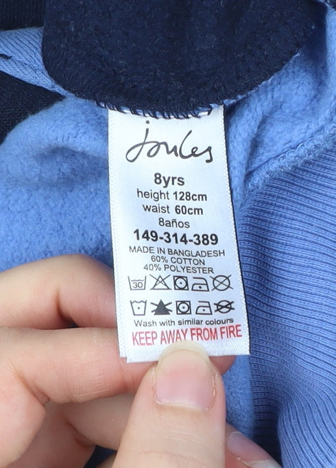 Joules Girls Multicoloured Hoodie 8 Years Pullover Colourblock Casual